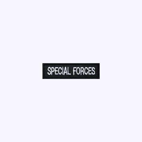 군인패치 / SPECIAL FORCES 검정+흰색 BW72