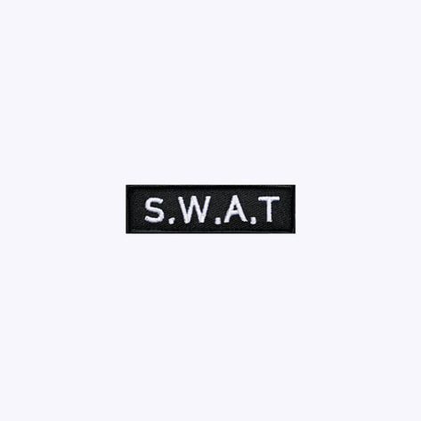 군인패치 / S.W.A.T 검정+흰색 BW72