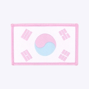 태극기 약장 / 태극기 분홍