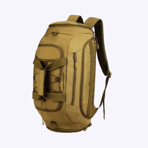 군인가방 /  엠바 브라운 백팩 - 대용량 여행백팩 군용 기내용