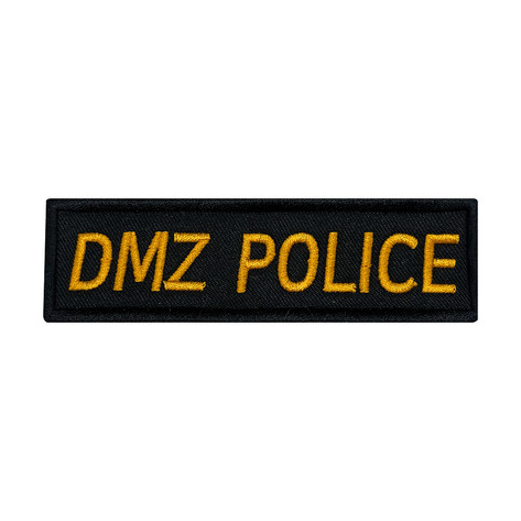 군인패치 / DMZ POLICE 검정 11X3.2 B002