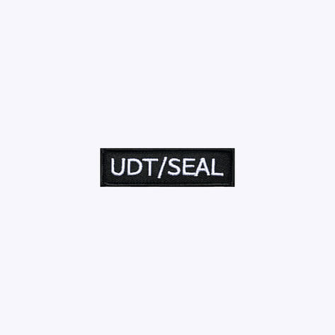 군인패치 / UDT SEAL 검정+흰색 BW72